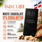 Öko Caribe 37% White Chocolate | Single-Origin Dominican Republic Bean-to-Bar Chocolate