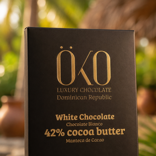 Öko Caribe 42% White Chocolate with Almond & Spices | Dominican Republic Bean-to-Bar