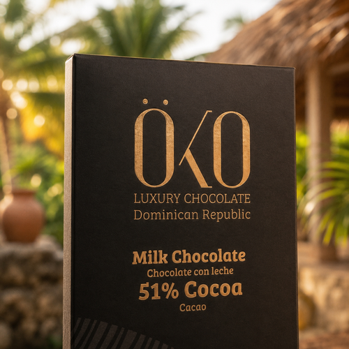 Öko Caribe 51% Milk Chocolate | Single-Origin Dominican Republic Bean-to-Bar Chocolate