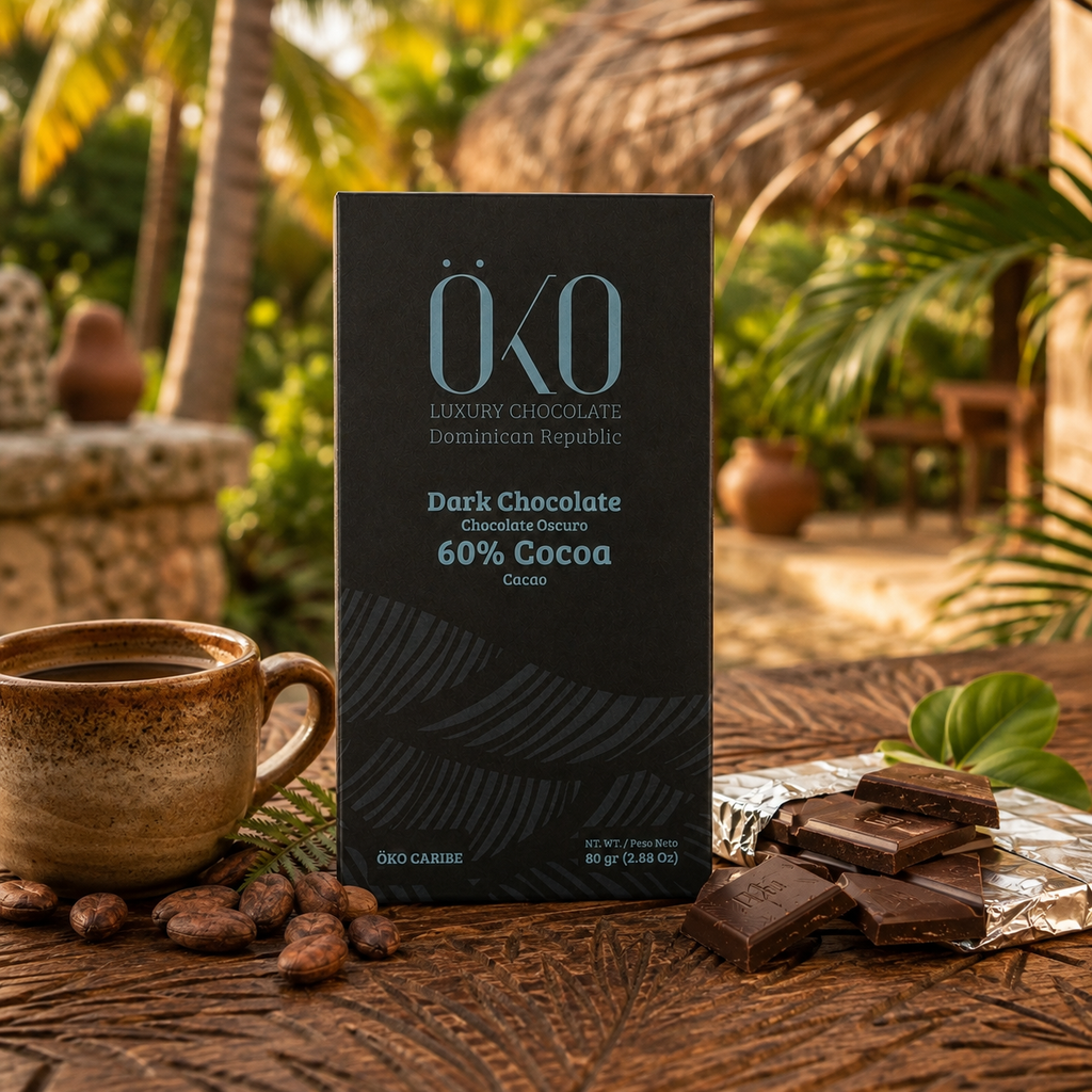 Öko Caribe 60% Dark Chocolate | Single-Origin Dominican Republic Bean-to-Bar Chocolate