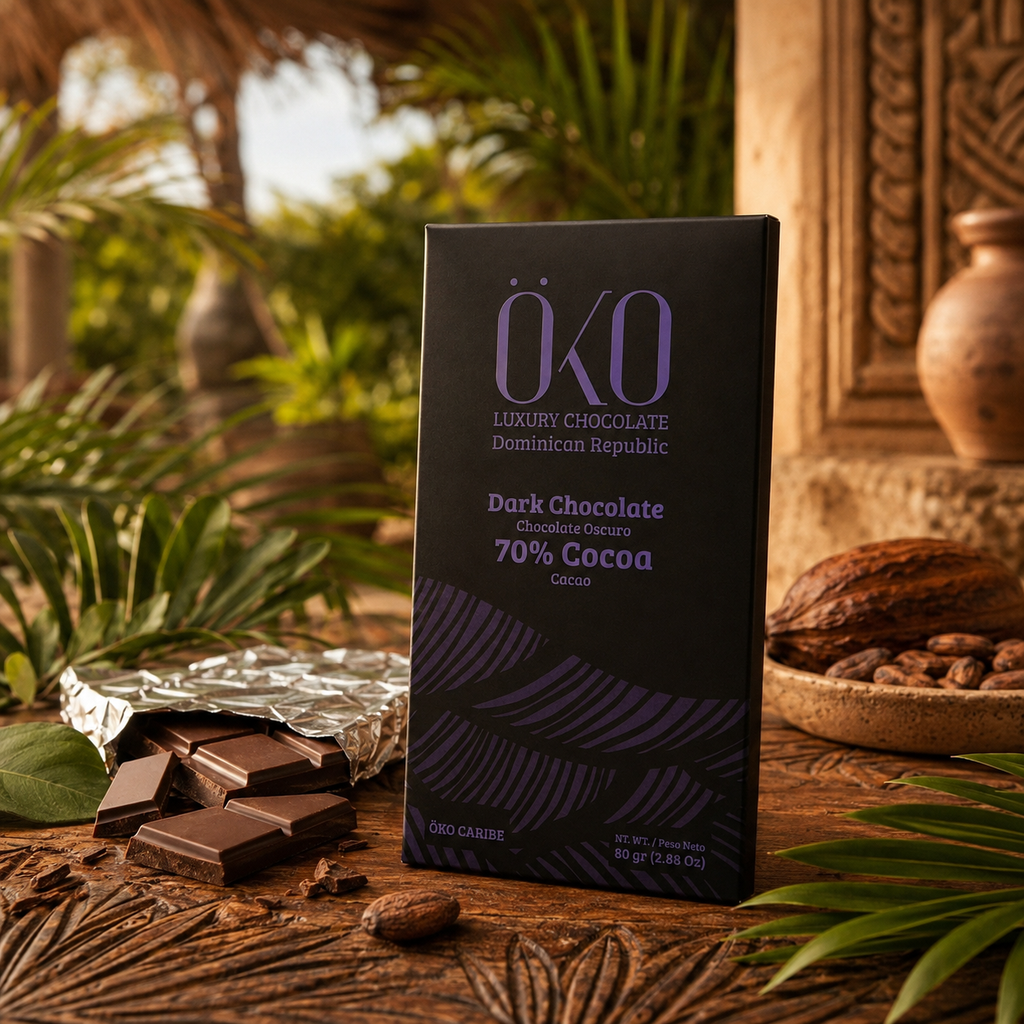 Öko Caribe 70% Dark Chocolate | Single-Origin Dominican Republic Bean-to-Bar Chocolate