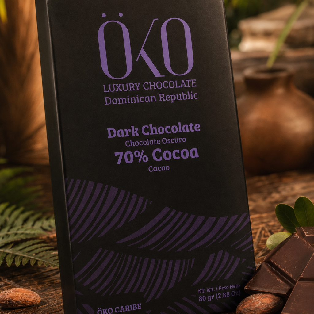 Öko Caribe 70% Dark Chocolate | Single-Origin Dominican Republic Bean-to-Bar Chocolate