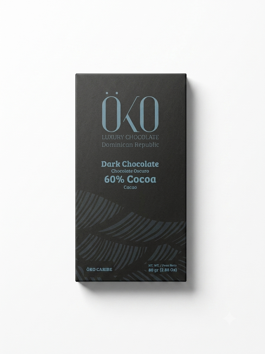 Öko Caribe 60% Dark Chocolate | Single-Origin Dominican Republic Bean-to-Bar Chocolate