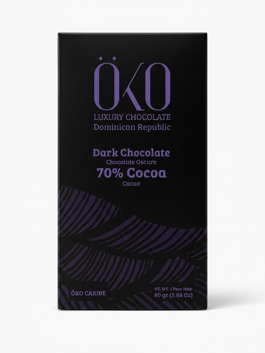 Öko Caribe 70% Dark Chocolate | Single-Origin Dominican Republic Bean-to-Bar Chocolate